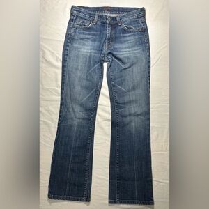 7 for all mankind low rise jeans size 27